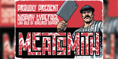 Meat Smith Font Poster 1