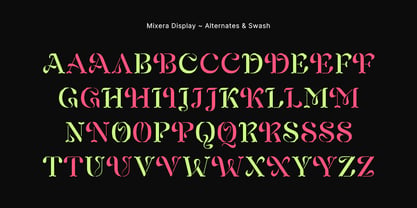 Mixera Font Poster 12
