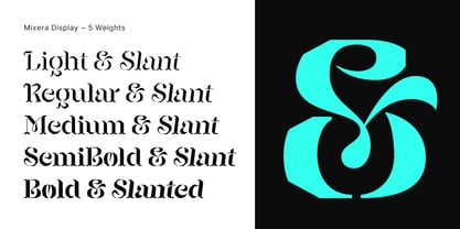 Mixera Font Poster 14