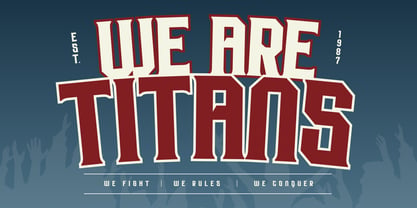 Strikies Sports Font Poster 7