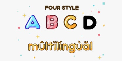 Bubblio Glaze Font Poster 4