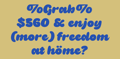 Gogo Mumbo Font Poster 9