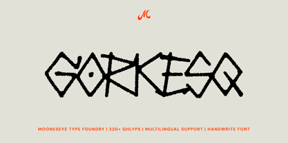 Gorkesq Font Poster 1