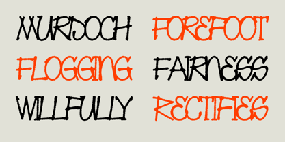 Gorkesq Font Poster 4