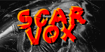 Scarvox Font Poster 1