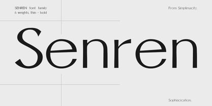 Senren Font Poster 1