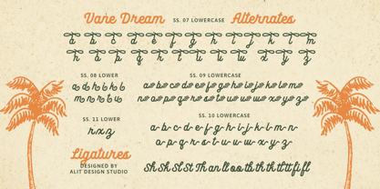 Vane Dream Font Poster 11