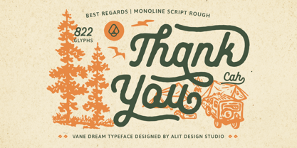 Vane Dream Font Poster 13