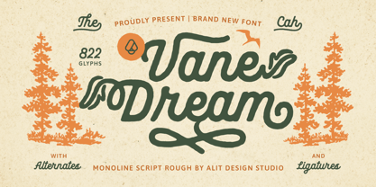 Vane Dream Font Poster 1