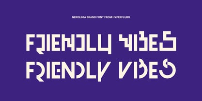Nerolinia Font Poster 2