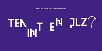 Nerolinia Font Poster 4