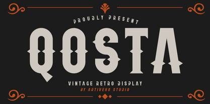 Qosta Font Poster 1