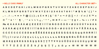 Mello Sans Font Poster 9