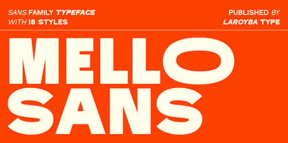 Mello Sans Font Poster 1