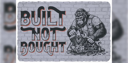 Iron Ape Font Poster 4