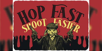 Bad Rabbit Font Poster 6
