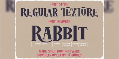 Bad Rabbit Font Poster 5