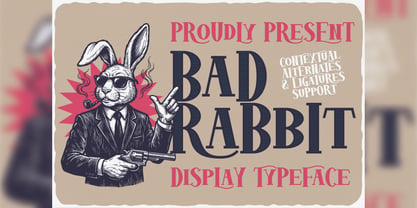 Bad Rabbit Font Poster 1