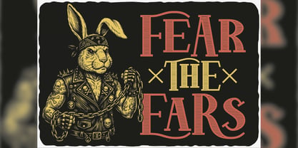 Bad Rabbit Font Poster 4