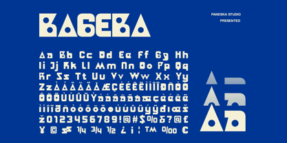Bageba Font Poster 9