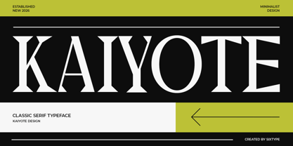 Kaiyote Font Poster 1