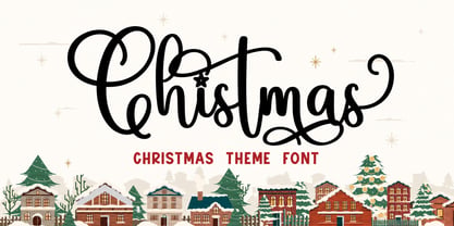 Christmas Font Poster 1