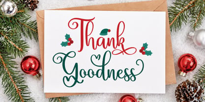 Christmas Font Poster 3