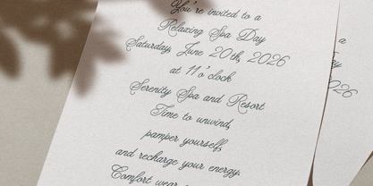 Scribe Tales Font Poster 2