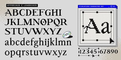 Pixelatura Font Poster 4