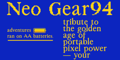 Pixelatura Font Poster 6