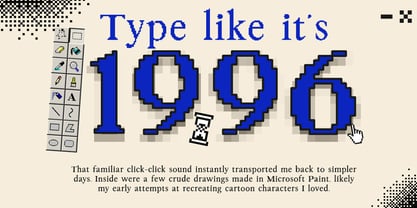 Pixelatura Font Poster 2