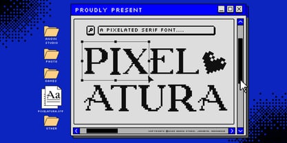Pixelatura Font Poster 1