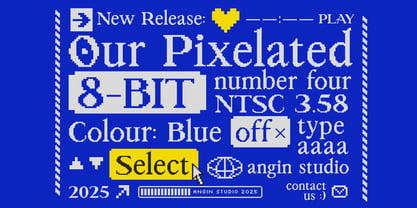 Pixelatura Font Poster 7