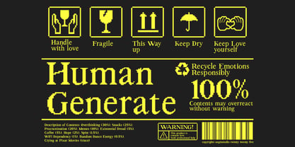 Pixelatura Font Poster 8