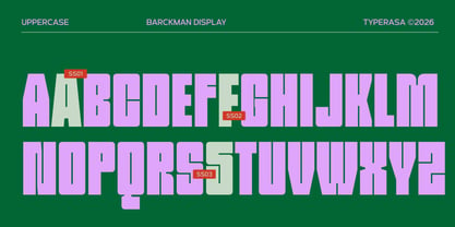 Barckman Font Poster 4