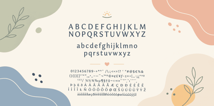 Aurelia Sunlight Font Poster 2