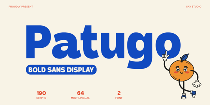 Patugo Font Poster 1
