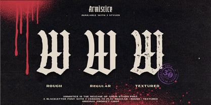 Armistice Font Poster 3