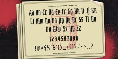Armistice Font Poster 2