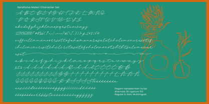 Serafiona Maleri Font Poster 10