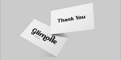 Glimolle Font Poster 2