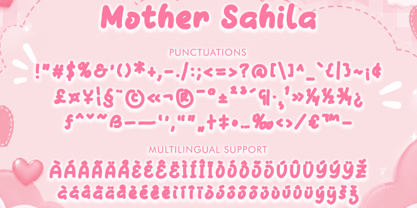 Mother Sahila Font Poster 5