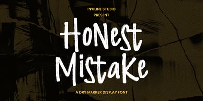 Honest Mistake Font Poster 1