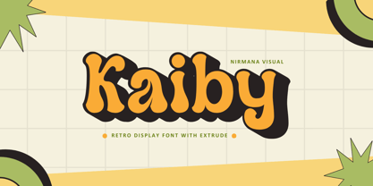 Kaiby Font Poster 1