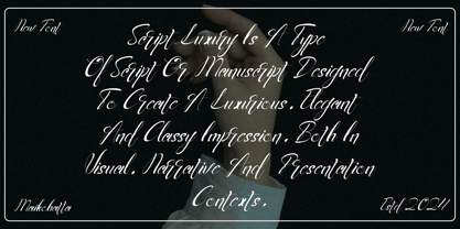 Anicha Script Font Poster 5