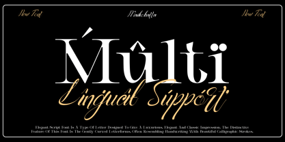 Anicha Script Font Poster 7