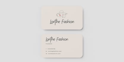 Lonthe Font Poster 4