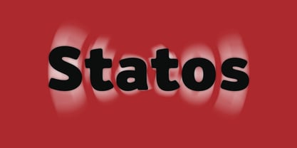 Statos Font Poster 8