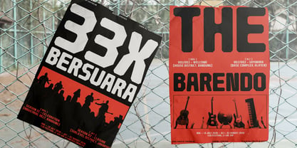 Barend Font Poster 6