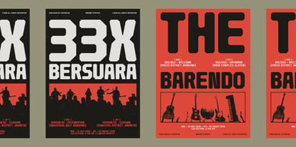 Barend Font Poster 4
